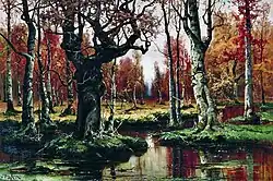 Ю. Ю. Клевер.«Осень» (1881).Национальная галерея Республики Коми