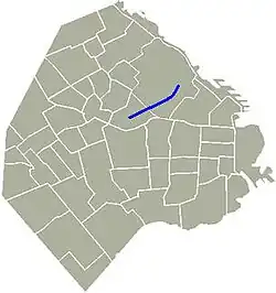 На карте города