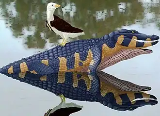 Реконструкция Avisaurus и Brachychampsa