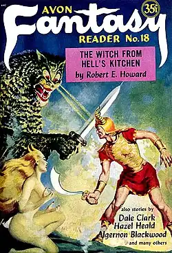 Обложка журнала Avon Fantasy Reader #18, с изображением сцены из рассказа