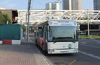 Irisbus Crossway LE 12M  на маршруте № 343м, 2015