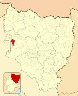 Расположение муниципалитета на карте провинции