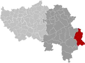 Расположение муниципалитета на карте провинции