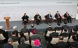 Встреча лидеров БРИКС с членами Делового совета БРИКС, 9 июля 2015 года