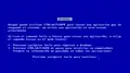 Синий экран смерти выполняет роль диспетчера задач в Windows 3.1. Версия на испанском языке