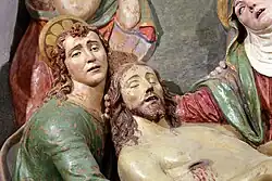 Пьета. Деталь