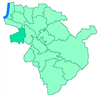 Тенистовское сельское поселение на карте