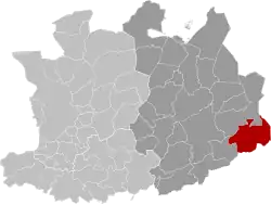 Расположение муниципалитета на карте провинции