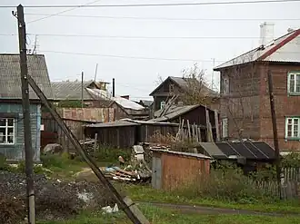 Жилые постройки в Балезино