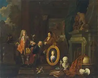 «Мастерская живописца», 1709 г.