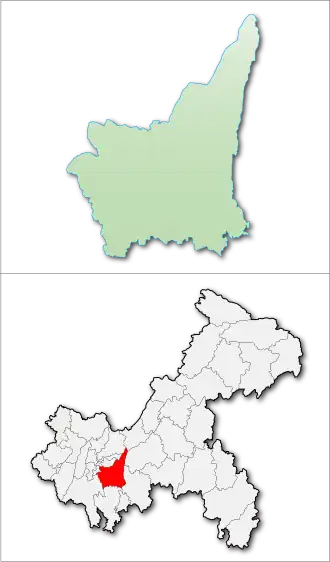 Банань на карте