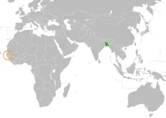 Бангладеш и Гамбия