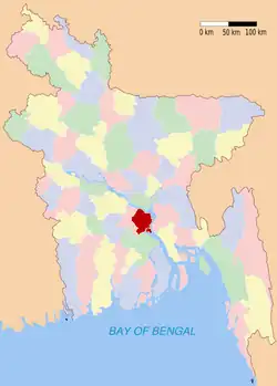 Шариатпур на карте