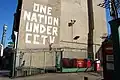 Граффити «Одна нация под системой видеонаблюдения» (One Nation Under CCTV, 2008, Лондон)