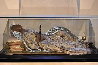 Мощи святой в соборе Святого Сабина (Бари)