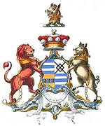 Герб баронов Вернон