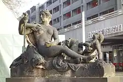 «Фонтан нимфы» на площади Нового рынка. Дрезден. 1742