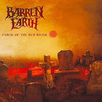 Обложка альбома Barren Earth «Curse of the Red River» (2010)
