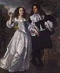 Бартоломеус ван дер Хелст - Портрет неизвестной пары (1661)