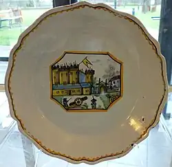 Тарелка на Взятие Бастилии. Ок. 1789