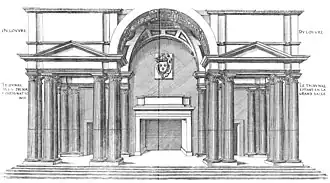 Зарисовка Жака Андруэ Дюсерсо