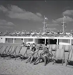 Пляж Бат-Яма в 1953 году