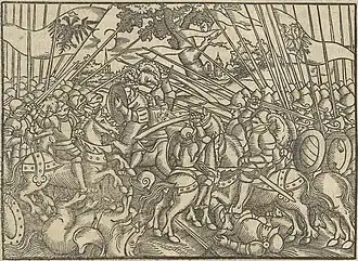 Гравюра из Kronika Polska Мартина Бельского 1564 год