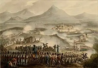 Панорама битвы при Тулузе 10 апреля 1814 года