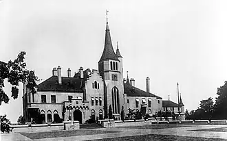 Вид замка в 1922 году