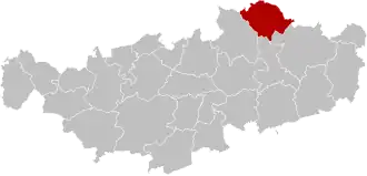 Расположение муниципалитета на карте провинции
