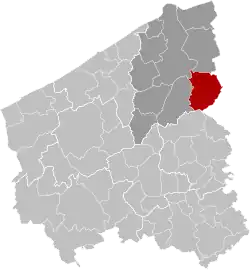Расположение муниципалитета на карте провинции