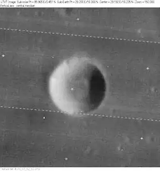 Снимок зонда Lunar Reconnaissance Orbiter