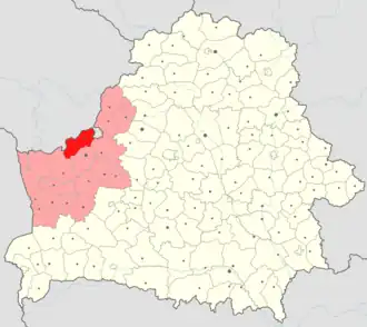 Вороновский район на карте