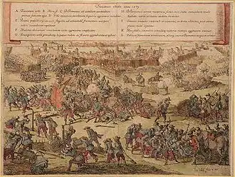 Осада Маастрихта, худ. Ф. Страда