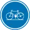 Verplicht fietspad/Piste ou bande obligatoire pour les cycles