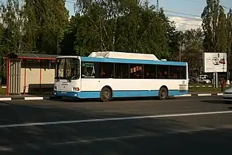 ЛиАЗ-5293.70 КПГ  на остановке в Белгороде