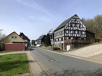 Центральная улица деревни