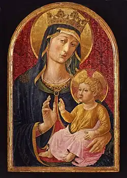 Мадонна с Младенцем. 1480 – 1485. Дерево, темпера, золочение. Национальный музей Сан-Маттео, Пиза