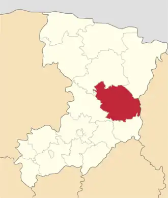 Березновский район на карте