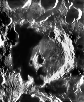 Снимок зонда Lunar Reconnaissance Orbiter