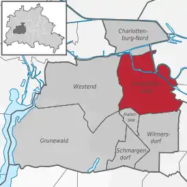 Расположение района в округеШарлоттенбург-Вильмерсдорф