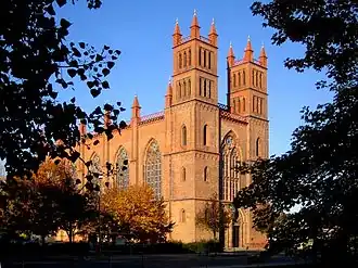 Неоготическая Фридрихсвердерская церковь