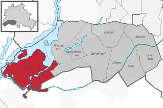 Расположение района в округеШтеглиц-Целендорф