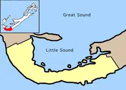 Округ Саутгемптон на карте