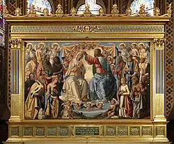 Главный алтарь. Б. Фунгаи. Коронование Девы Марии. 1501