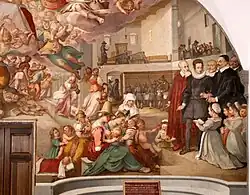 Деталь фрески