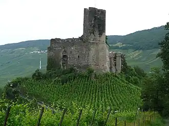 Замок Ландсхут с южной стороны