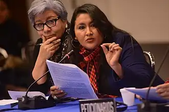 Берта Олива (слева) и Дунья Перес