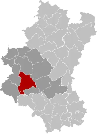 Бертри на карте