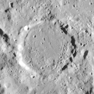 Снимок зонда Lunar Reconnaissance Orbiter.